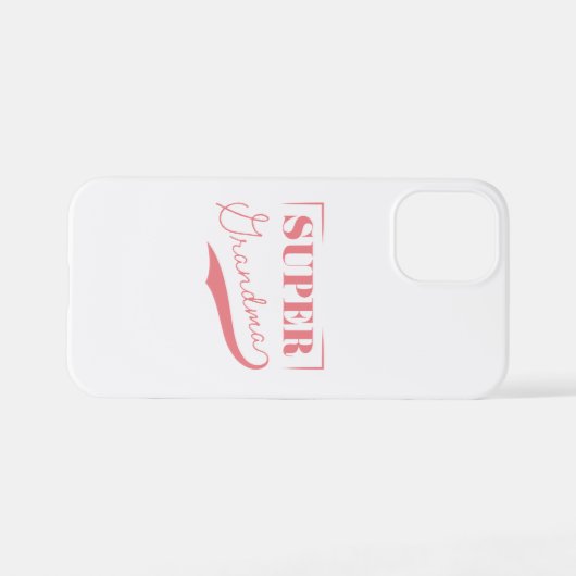 Super Grandma iPhone Hülle (Rückseite (Horizontal))