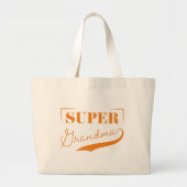 Super Grandma Jumbo Stoffbeutel (Vorne)