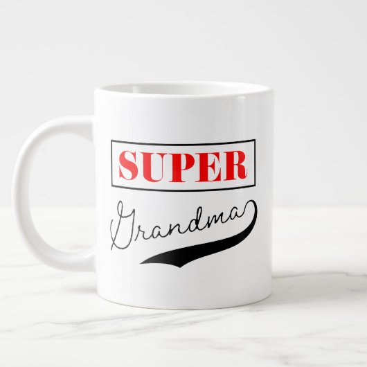 Super Grandma Jumbo-Tasse (Links)