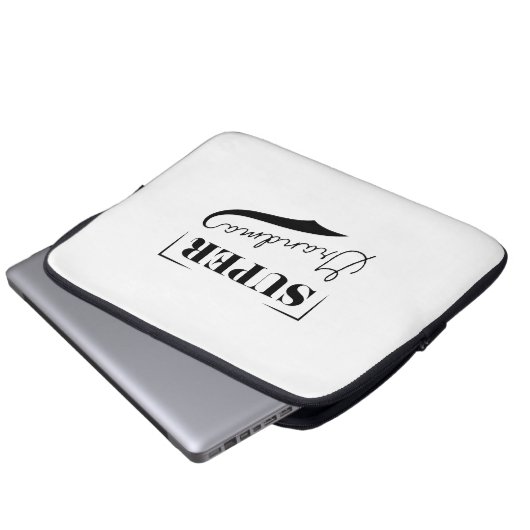 Super Grandma Laptopschutzhülle (Vorne Knopf)