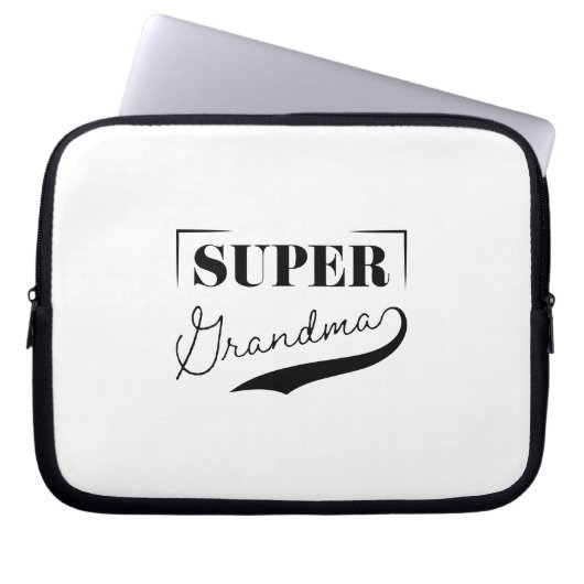 Super Grandma Laptopschutzhülle (Vorderseite)