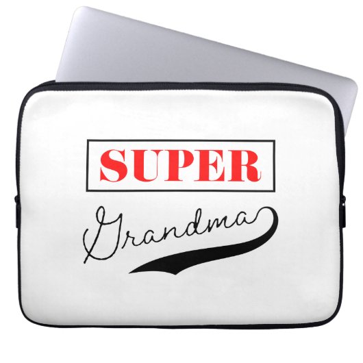 Super Grandma Laptopschutzhülle (Vorderseite)