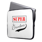 Super Grandma Laptopschutzhülle (Vorderseite Links)