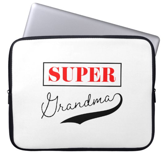 Super Grandma Laptopschutzhülle (Vorderseite)