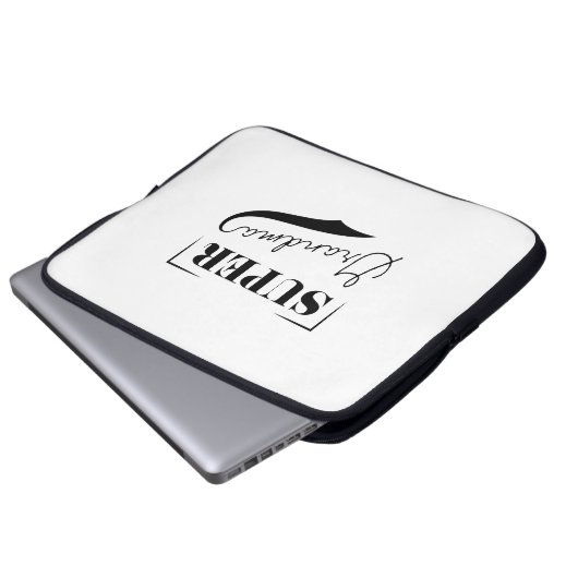 Super Grandma Laptopschutzhülle (Vorne Knopf)