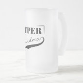 Super Grandma Mattglas Bierglas (VorderseiteRechts)