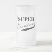 Super Grandma Mattglas Bierglas (Mittel)