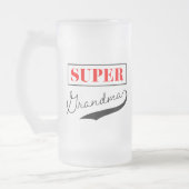 Super Grandma Mattglas Bierglas (Links)