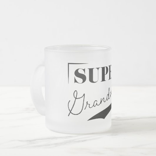 Super Grandma Mattglastasse (Vorderseite Links)