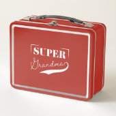 Super Grandma Metall Brotdose (Vorderseite)