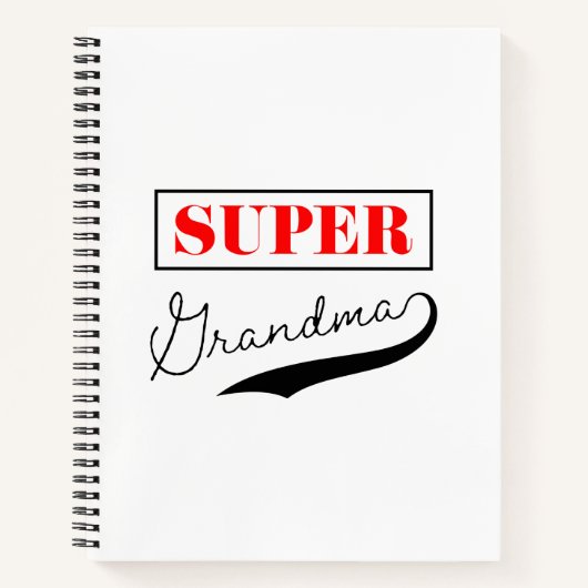 Super Grandma Notizblock (Vorderseite)