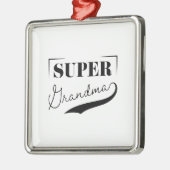 Super Grandma Ornament Aus Metall (Links)