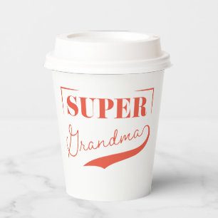 Super Grandma Pappbecher