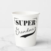 Super Grandma Pappbecher (Rückseite)