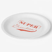 Super Grandma Pappteller (Schrägansicht)