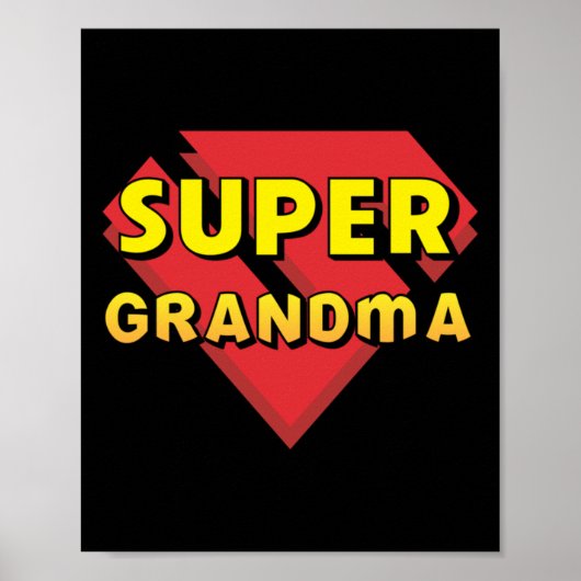 Super Grandma Poster (Vorne)