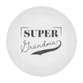 Super Grandma Schneidebrett (Vorderseite)