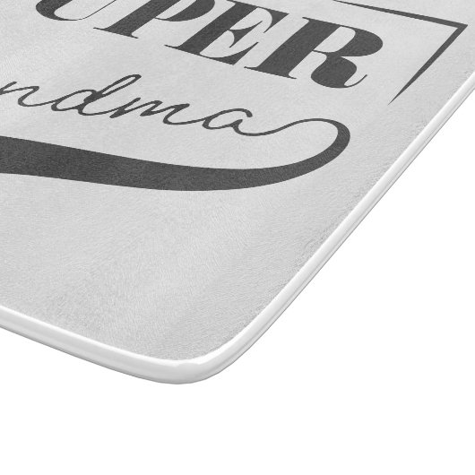 Super Grandma Schneidebrett (Ecke)