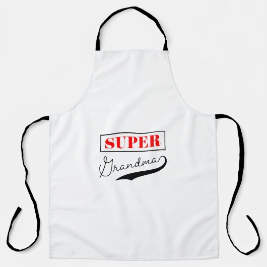 Super Grandma Schürze (Vorderseite)