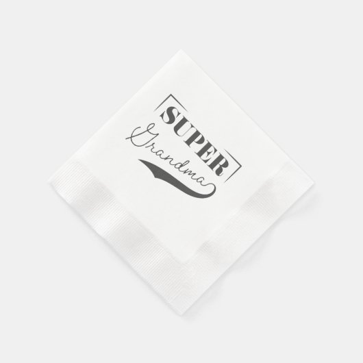 Super Grandma Serviette (Ecke)