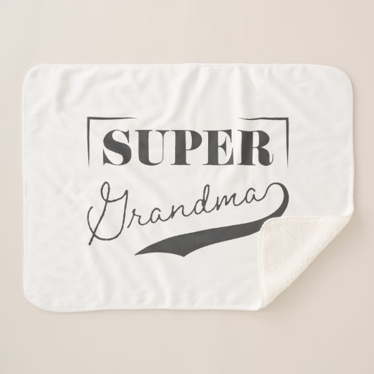 Super Grandma Sherpadecke (Vorderseite (Horizontal))