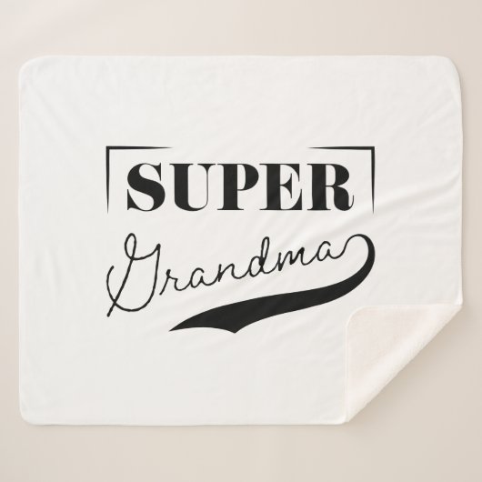 Super Grandma Sherpadecke (Vorderseite (Horizontal))