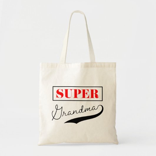 Super Grandma Tragetasche (Vorne)