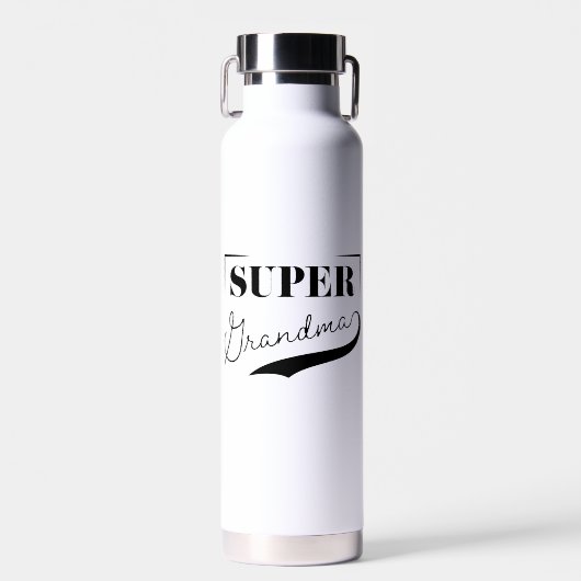 Super Grandma Trinkflasche (Vorne)