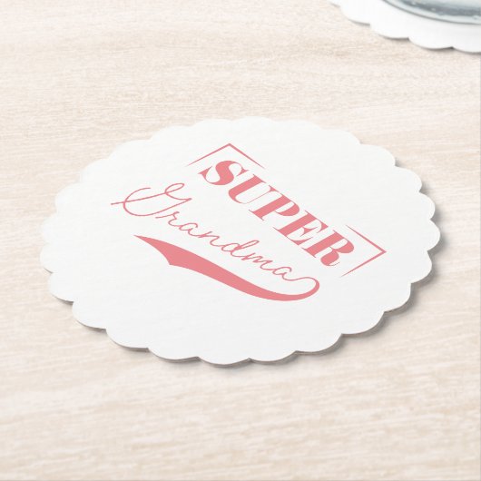 Super Grandma Untersetzer (angewinkelt)