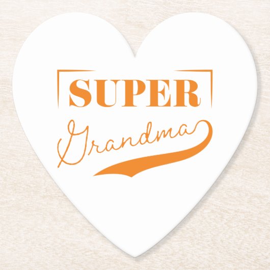 Super Grandma Untersetzer (Vorderseite)