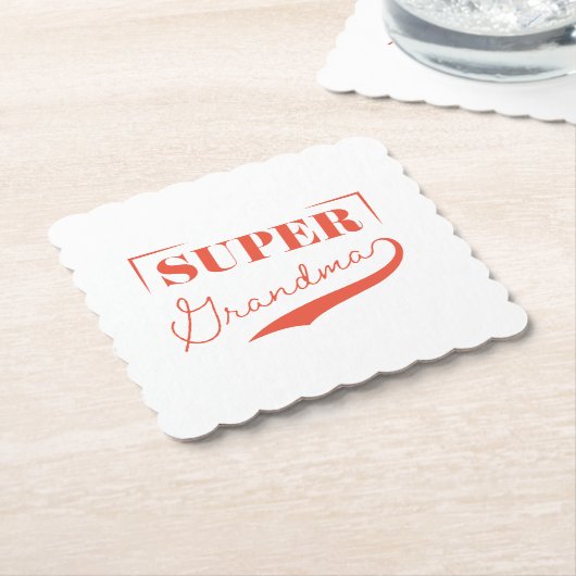Super Grandma Untersetzer (angewinkelt)