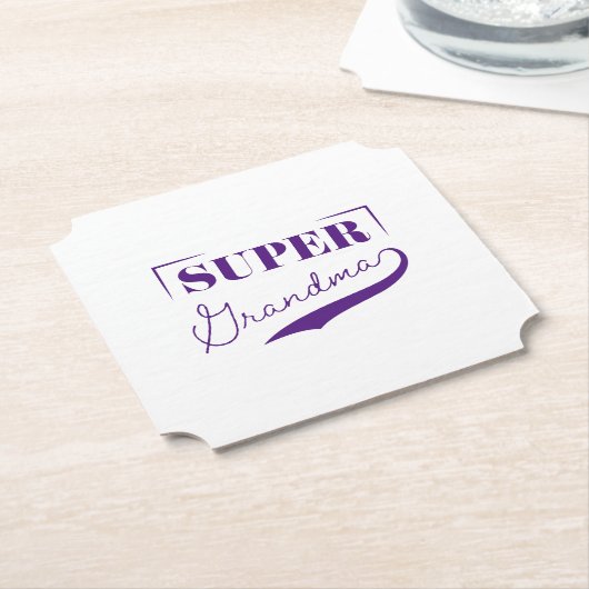 Super Grandma Untersetzer (angewinkelt)