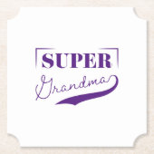 Super Grandma Untersetzer (Vorderseite)