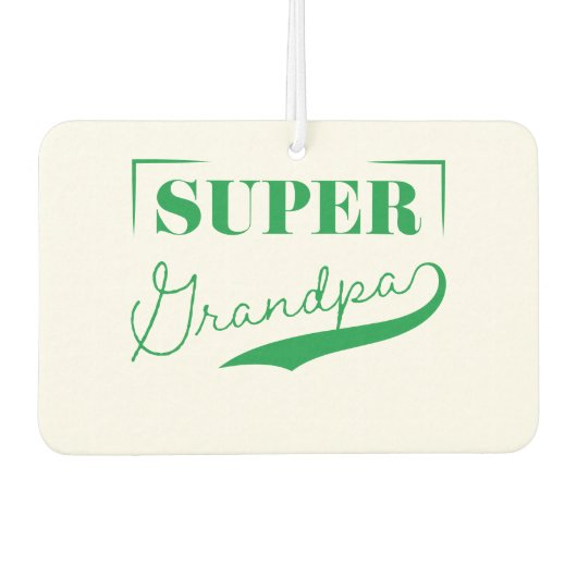 Super Grandpa Autolufterfrischer (Vorderseite)