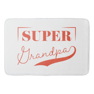 Super Grandpa Badematte