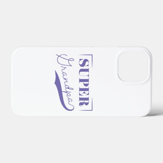 Super Grandpa Case-Mate iPhone Hülle (Rückseite (Horizontal))