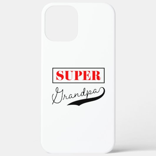 Super Grandpa Case-Mate iPhone Hülle (Rückseite)