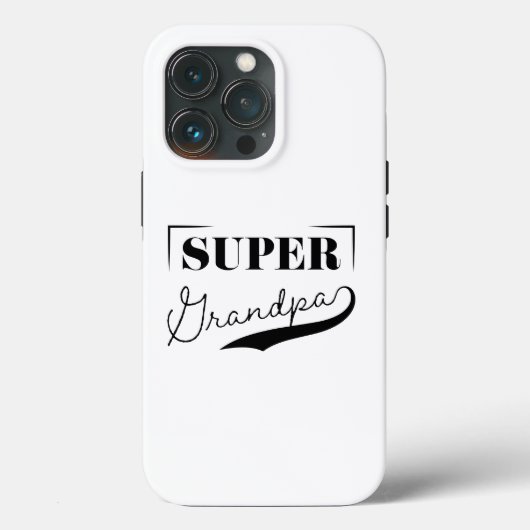 Super Grandpa Case-Mate iPhone Hülle (Rückseite)