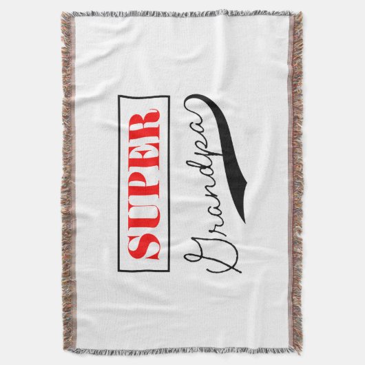 Super Grandpa Decke (Vorderseite Vertikal)