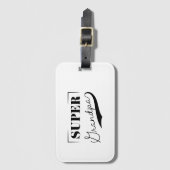 Super Grandpa Gepäckanhänger (Vorderseite Vertikal)