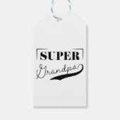Super Grandpa Geschenkanhänger (Vorderseite)