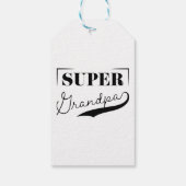 Super Grandpa Geschenkanhänger (Rückseite)