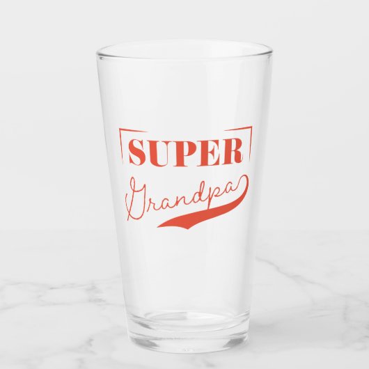 Super Grandpa Glas (Vorderseite)