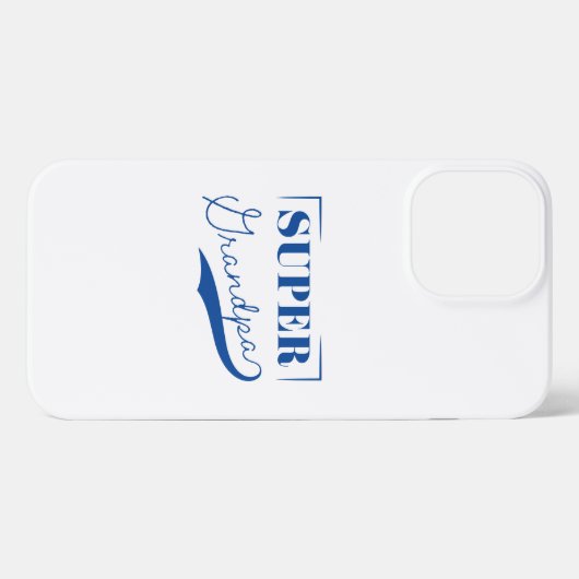 Super Grandpa iPhone Hülle (Rückseite (Horizontal))