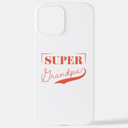 Super Grandpa iPhone Hülle (Rückseite)