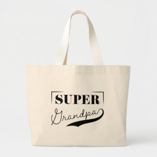 Super Grandpa Jumbo Stoffbeutel
