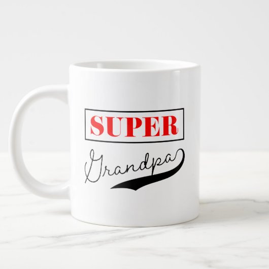 Super Grandpa Jumbo-Tasse (Links)