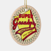 Super Grandpa Keramik Ornament (Rechts)