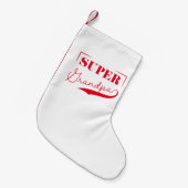 Super Grandpa Kleiner Weihnachtsstrumpf (Vorderansicht (hängend))