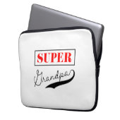 Super Grandpa Laptopschutzhülle (Vorderseite Links)